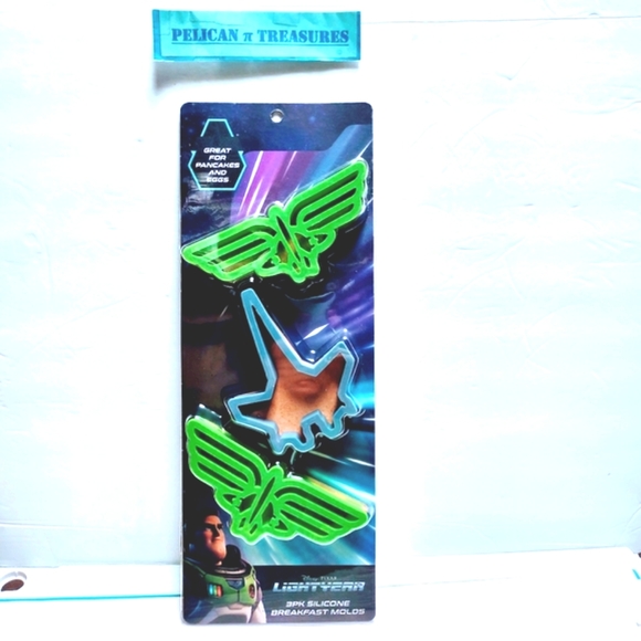 Disney Pixar Lightyear 3Pk Silicone Breakfast Molds - Picture 2 of 2